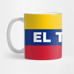 El Tigre City in Venezuelan Flag Colors Mug